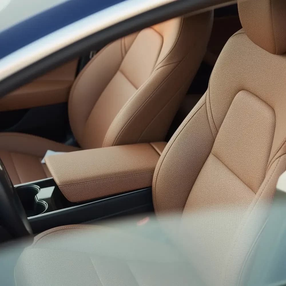 Ambla Contract Fabrics - Juno Truffle - Car Seating