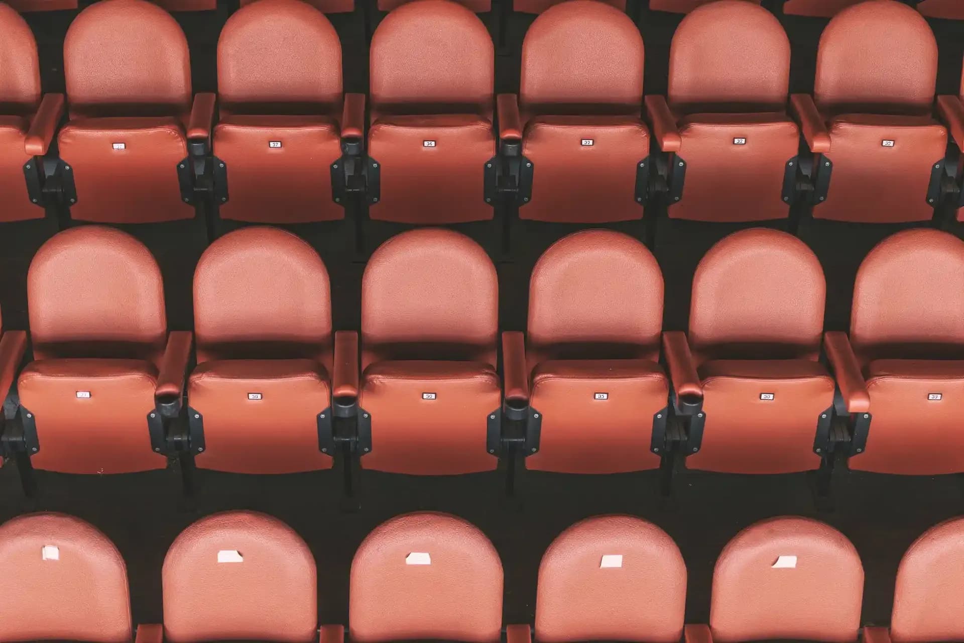 Ambla Contract Fabrics - Ambla Lite Pillar Box - Stadium Seating