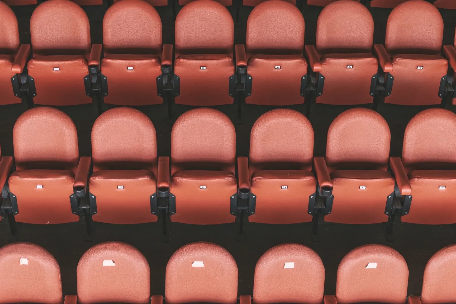 Ambla Contract Fabrics - Ambla Lite Pillar Box - Stadium Seating