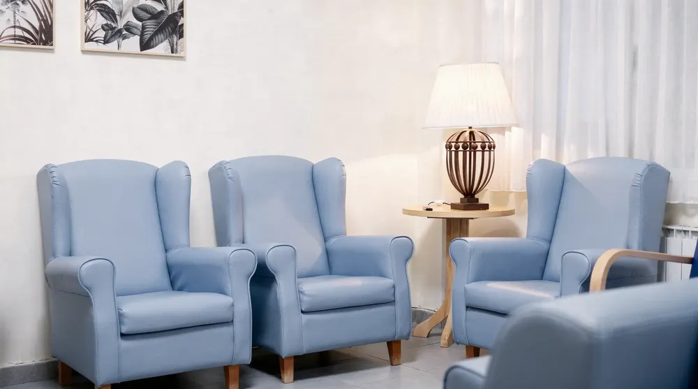 Ambla Contract Fabrics - Richmond Topaz - Carehome Seating