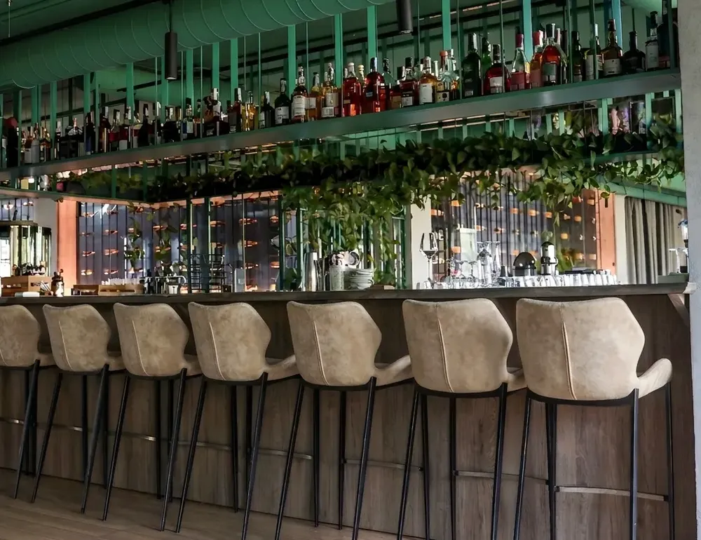 Ambla Contract Fabrics - Munro Keen - Bar Stools