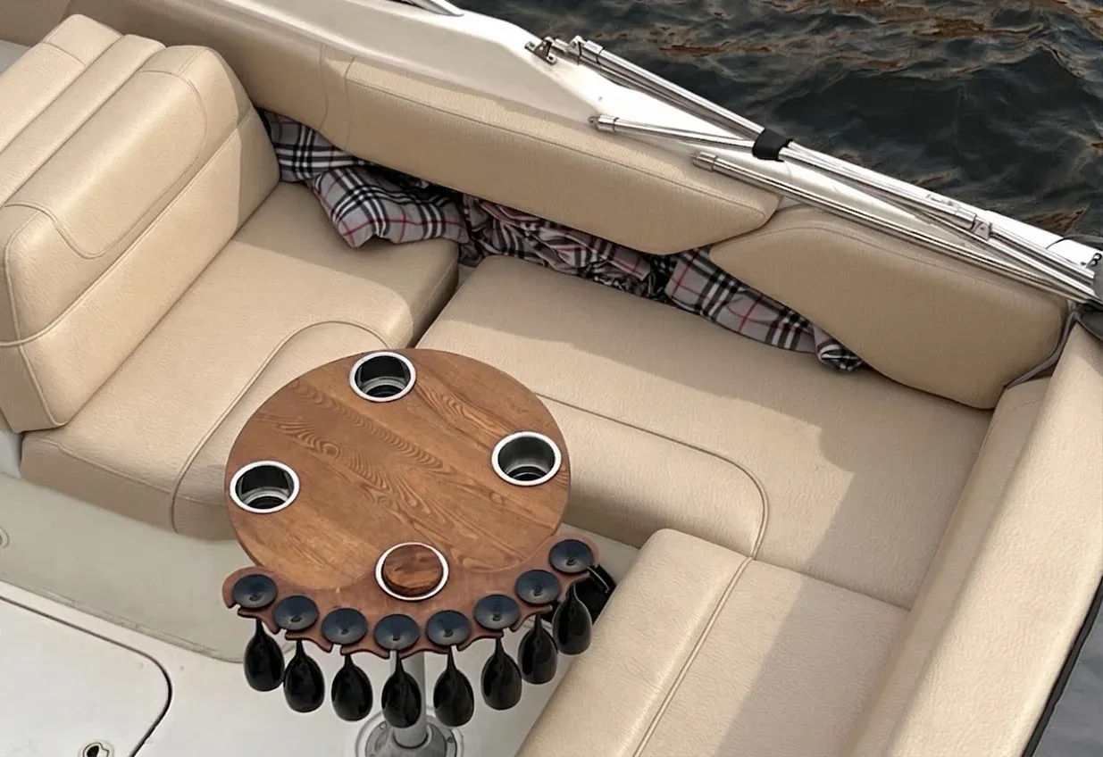 Ambla Contract Fabrics - Ambla Lite Natural Wool - Private Yacht Seating