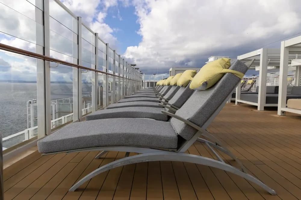 Ambla Contract Fabrics - Irish Linen Carrick - Cruise Ship Loungers