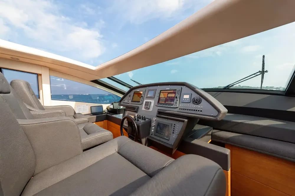 Ambla Contract Fabrics - Exmoor Hurlstone - Boat Driving Seating