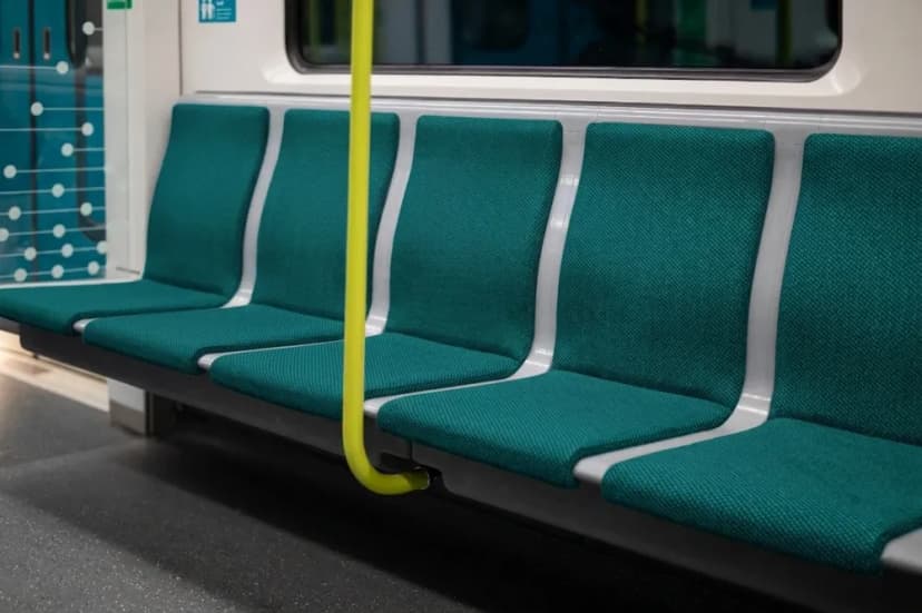 Ambla Contract Fabrics - Juno Orchid - Tube Train Seating
