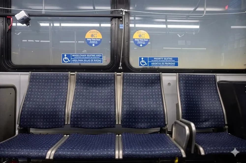 Ambla Contract Fabrics - Berkshire Cavesham - Subway Train Seating