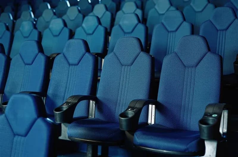 Ambla Contract Fabrics - Juno Cornflower - Cinema Seating