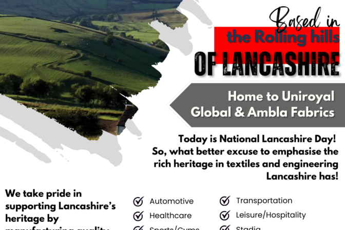 Lancashire – with rich heritage for textiles…